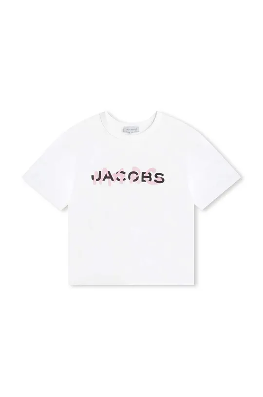 biela Detské bavlnené tričko Marc Jacobs Dievčenský