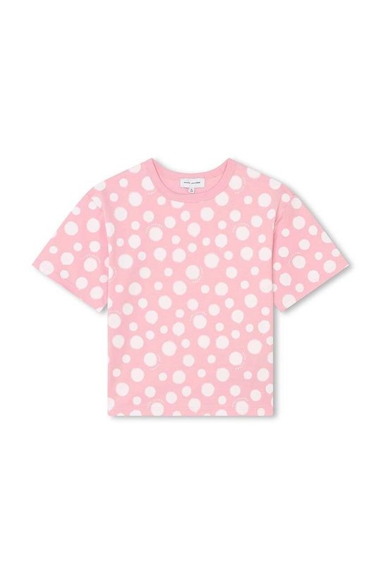 różowy Marc Jacobs t-shirt bawełniany dziecięcy Dziewczęcy