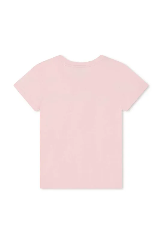 Παιδικό μπλουζάκι Michael Kors ροζ