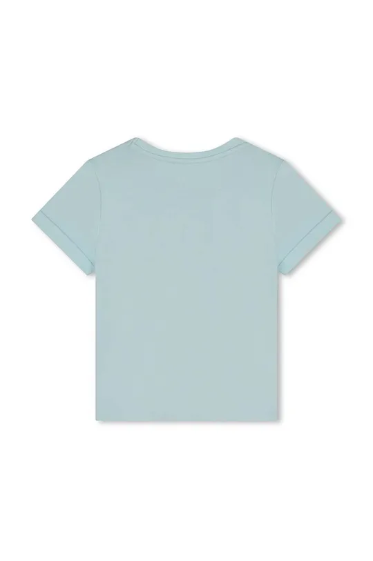 Дитяча бавовняна футболка Michael Kors блакитний