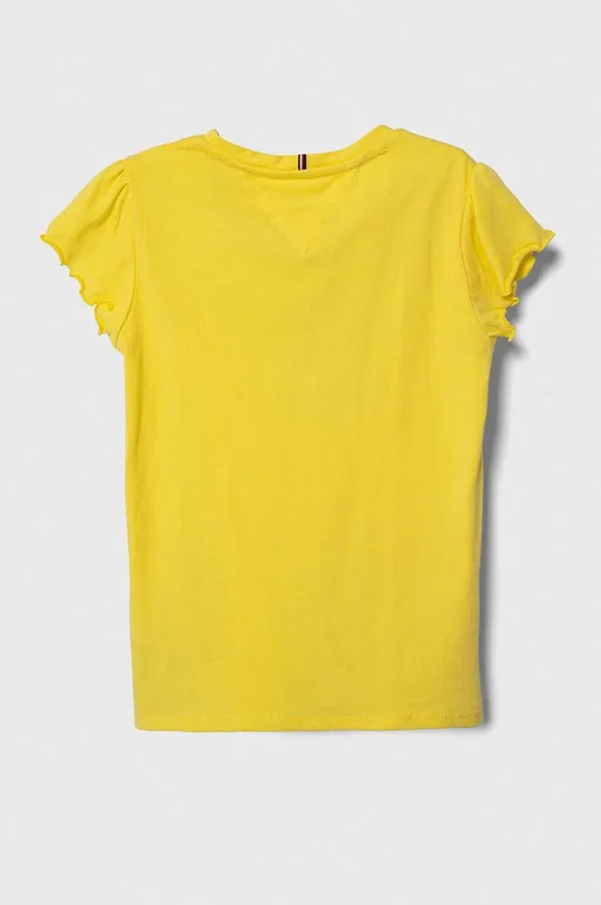 Παιδικό μπλουζάκι Tommy Hilfiger κίτρινο