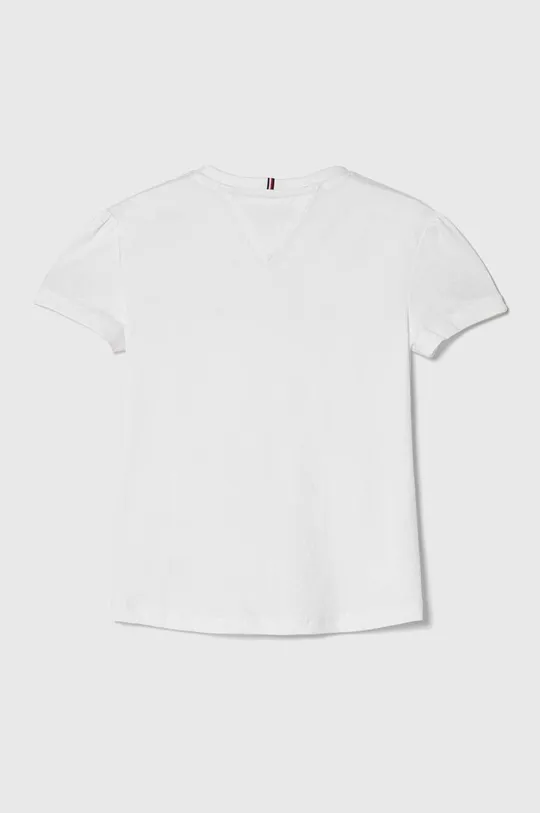 Παιδικό μπλουζάκι Tommy Hilfiger λευκό