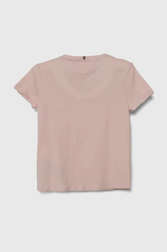Otroška kratka majica Tommy Hilfiger roza