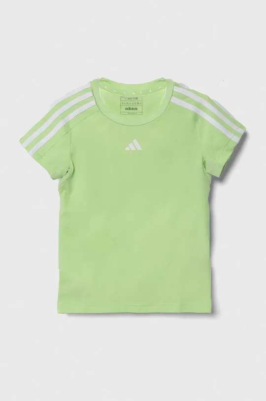 zelena Dječja majica kratkih rukava adidas Za djevojčice