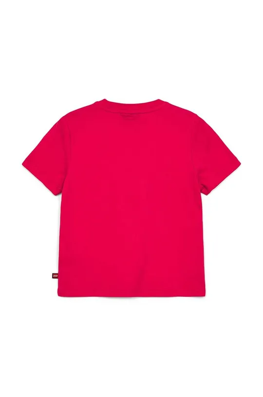 Дитяча бавовняна футболка Lego рожевий
