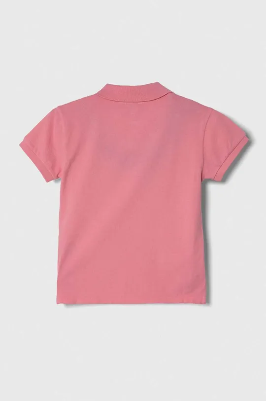 Dječja polo majica United Colors of Benetton roza