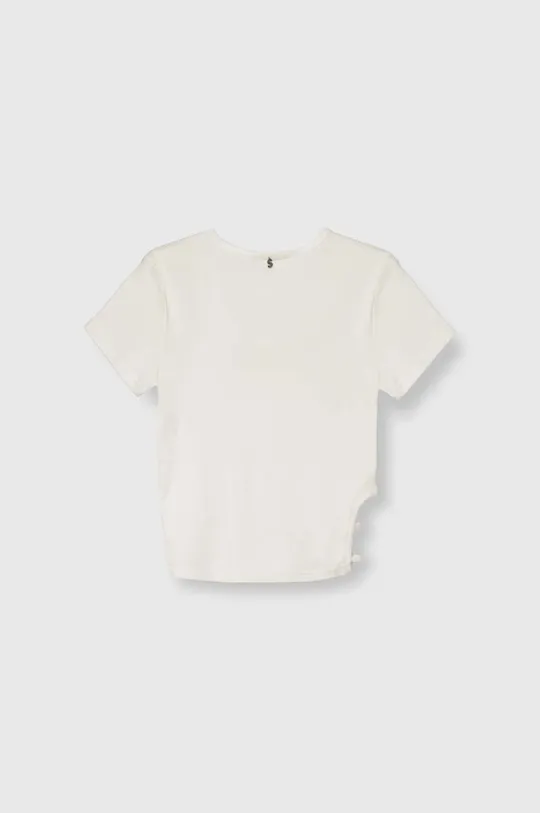 Детская хлопковая футболка Sisley белый
