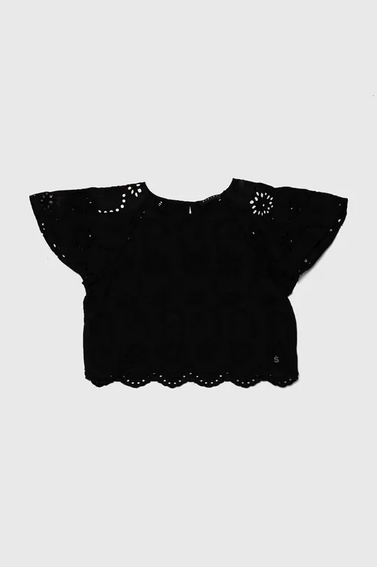 чёрный Детская блузка Sisley Для девочек