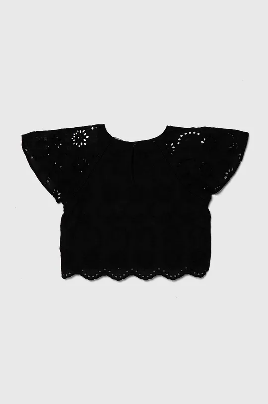 Otroška bluza Sisley črna