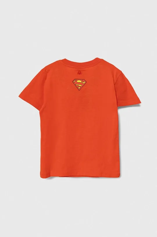 United Colors of Benetton t-shirt in cotone per bambini rosso