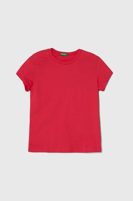 rosa United Colors of Benetton t-shirt in cotone per bambini Ragazze