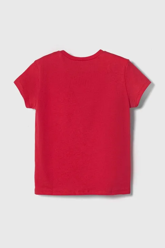 United Colors of Benetton t-shirt bawełniany dziecięcy różowy