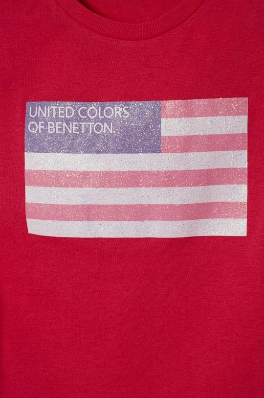 United Colors of Benetton t-shirt bawełniany dziecięcy 100 % Bawełna