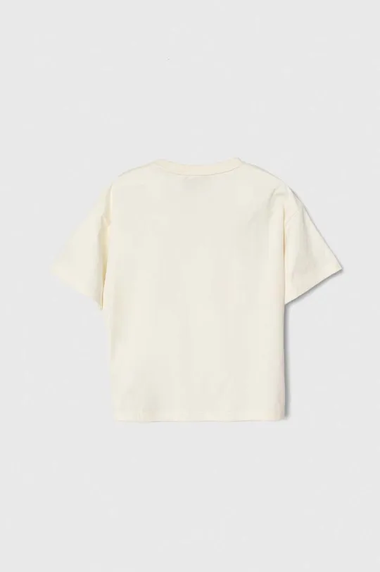 Emporio Armani t-shirt in cotone per bambini beige