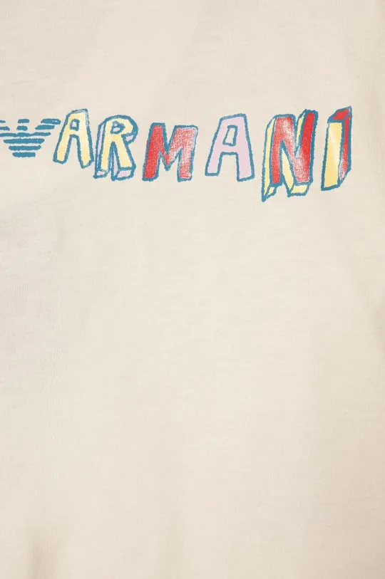 Otroška bombažna kratka majica Emporio Armani 2-pack