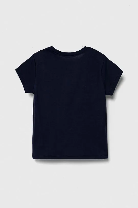 United Colors of Benetton t-shirt bawełniany dziecięcy granatowy