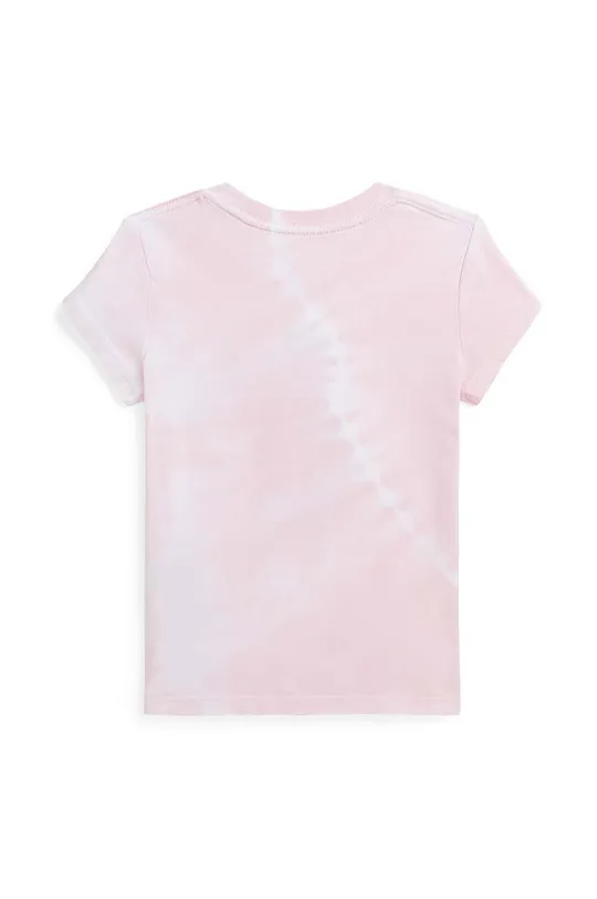 Дитяча бавовняна футболка Polo Ralph Lauren рожевий