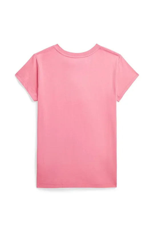 Polo Ralph Lauren t-shirt in cotone per bambini rosa