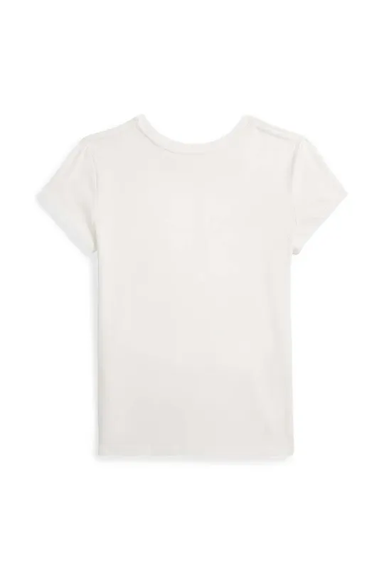 Παιδικό βαμβακερό μπλουζάκι Polo Ralph Lauren λευκό