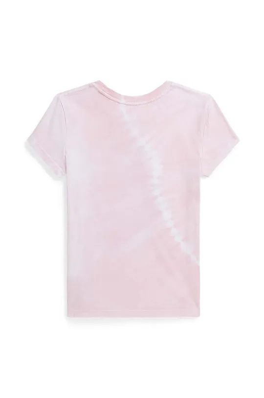 Detské bavlnené tričko Polo Ralph Lauren ružová