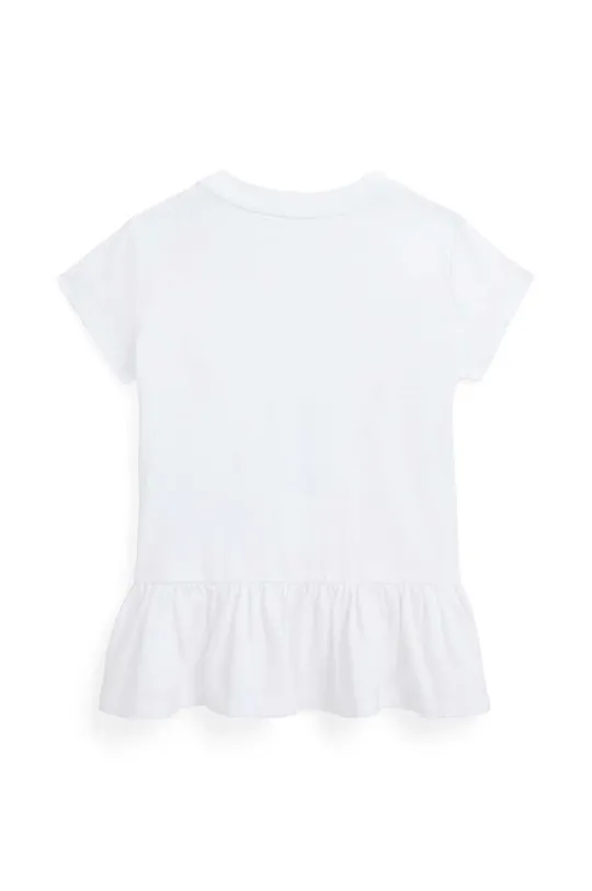 Pamučna majica kratkih rukava za bebe Polo Ralph Lauren bijela