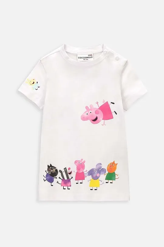 белый Детская футболка Coccodrillo Для девочек