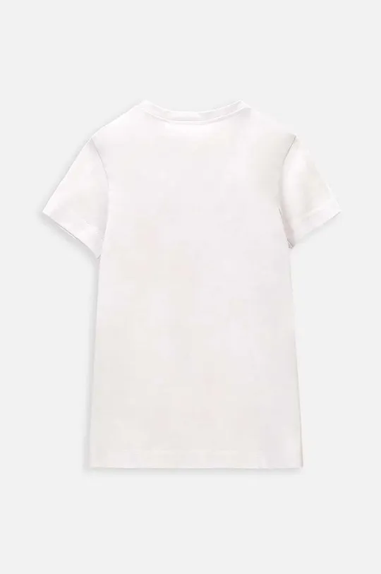 Otroška kratka majica Coccodrillo bela