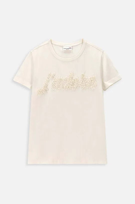 beżowy Coccodrillo t-shirt Dziewczęcy