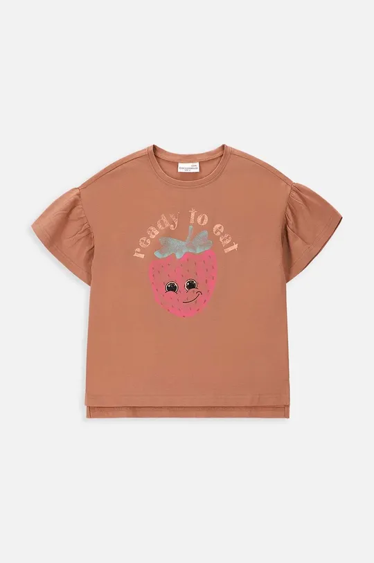 Дитяча футболка Coccodrillo рожевий