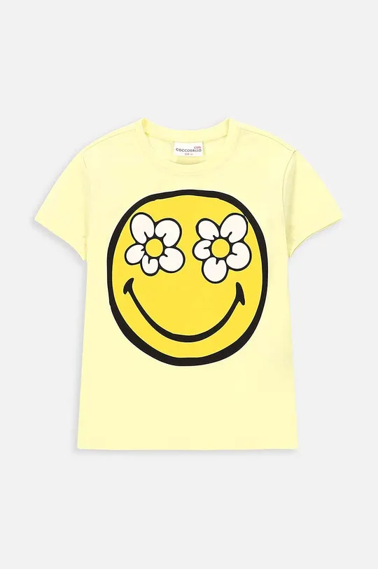 жовтий Дитяча футболка Coccodrillo Для дівчаток