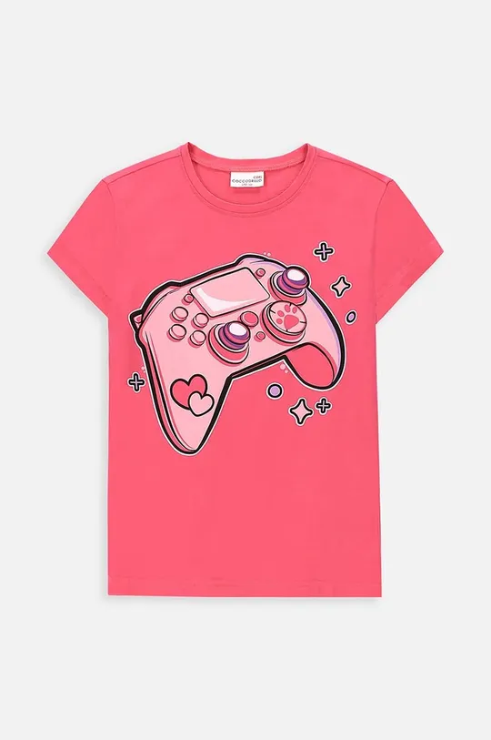 рожевий Дитяча футболка Coccodrillo Для дівчаток