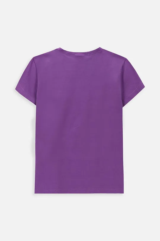 Παιδικό μπλουζάκι Coccodrillo μωβ