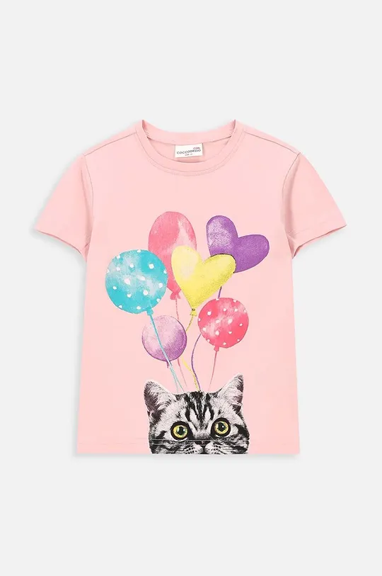 ροζ Παιδικό μπλουζάκι Coccodrillo Για κορίτσια