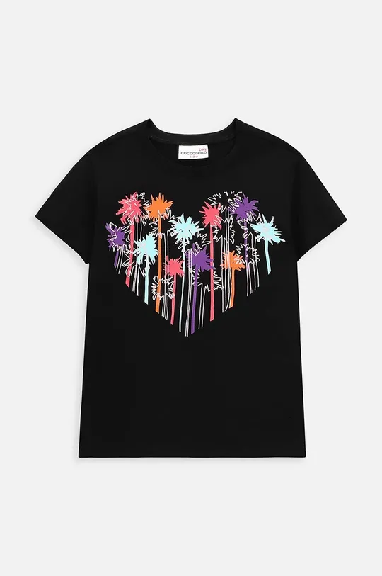 μαύρο Παιδικό μπλουζάκι Coccodrillo Για κορίτσια