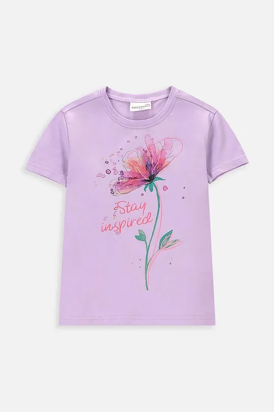 фиолетовой Детская футболка Coccodrillo Для девочек