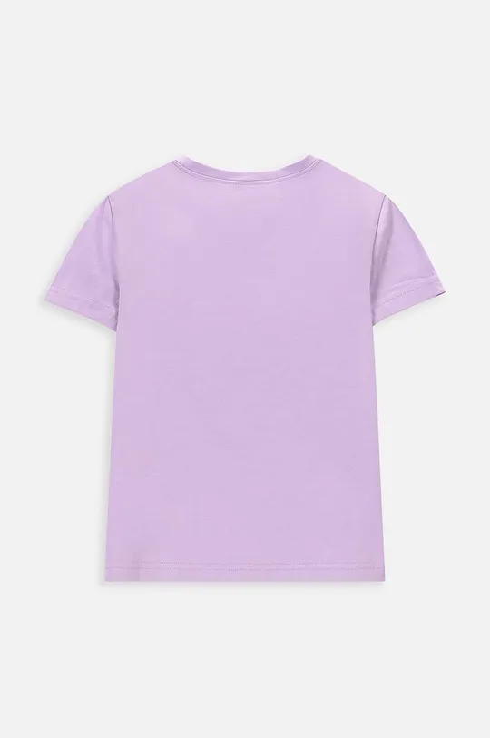 Παιδικό μπλουζάκι Coccodrillo μωβ