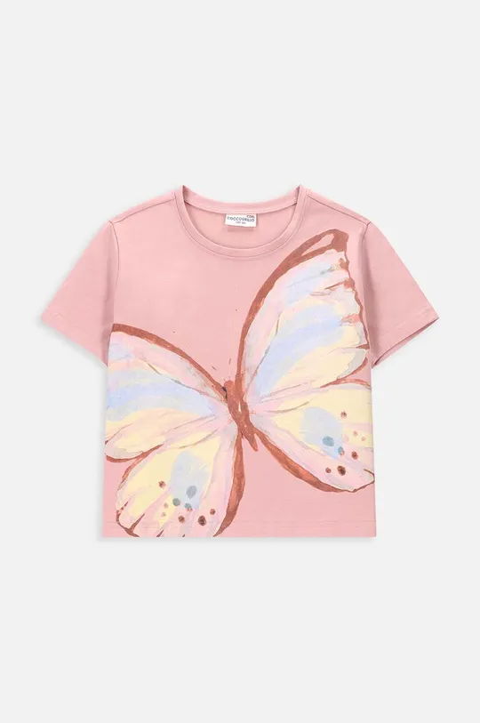 Detské tričko Coccodrillo ružová