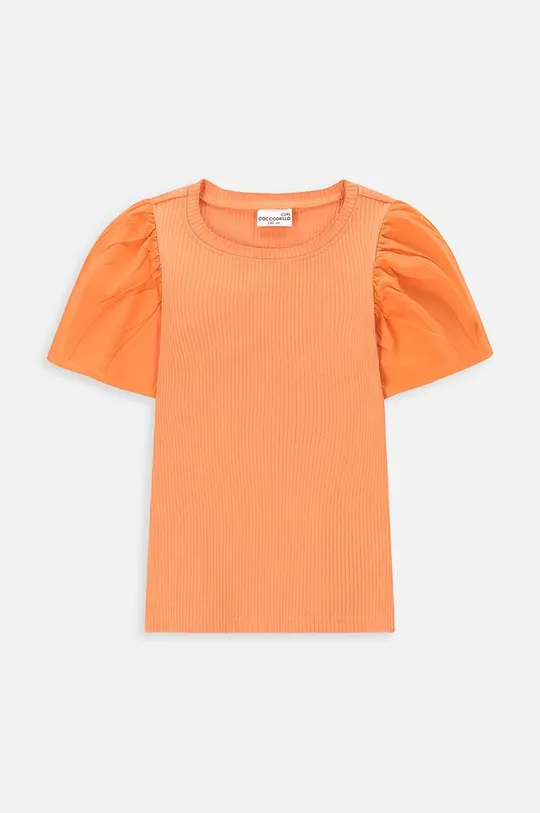 помаранчевий Дитяча футболка Coccodrillo Для дівчаток
