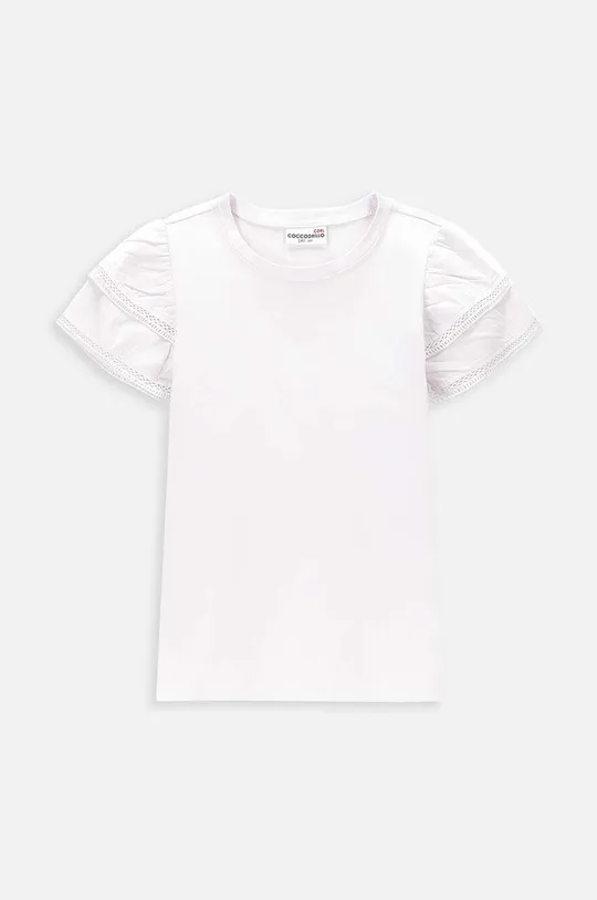 biela Detské tričko Coccodrillo Dievčenský