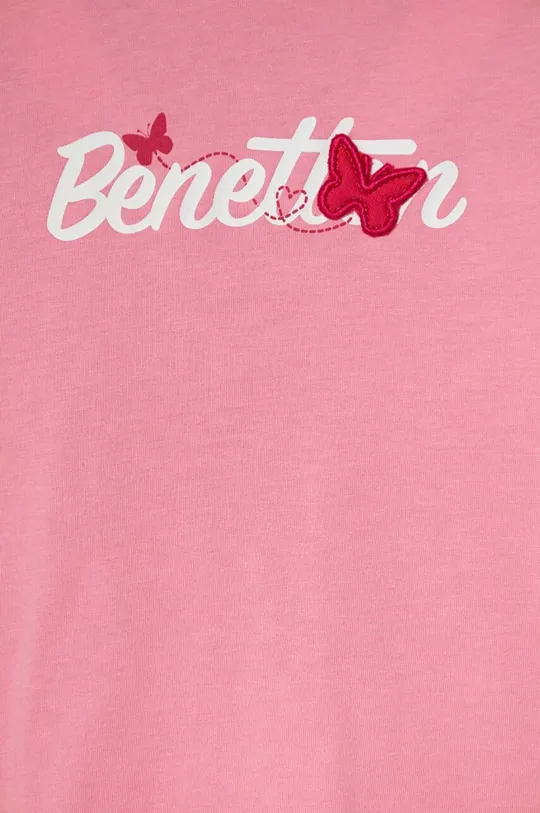 Detské bavlnené tričko United Colors of Benetton 100 % Bavlna