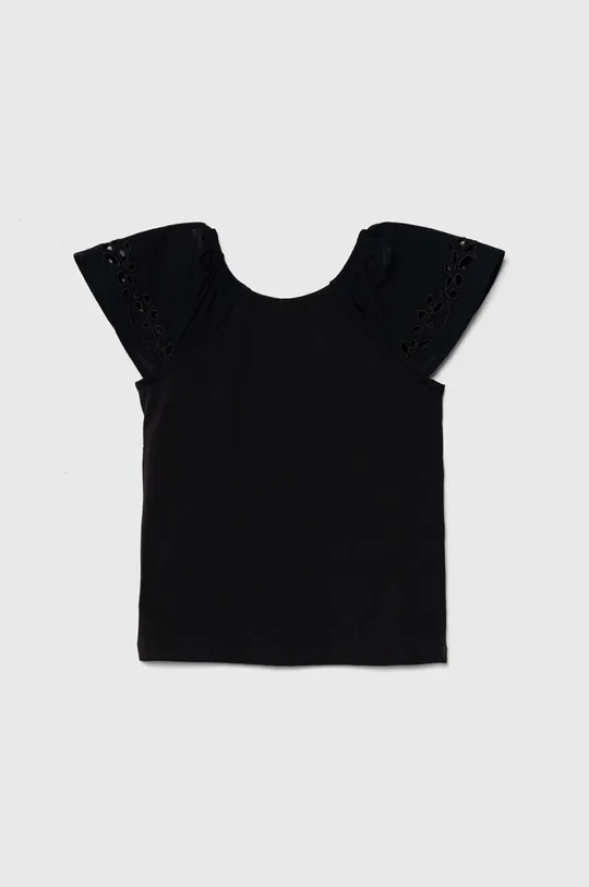 čierna Detské tričko United Colors of Benetton Dievčenský