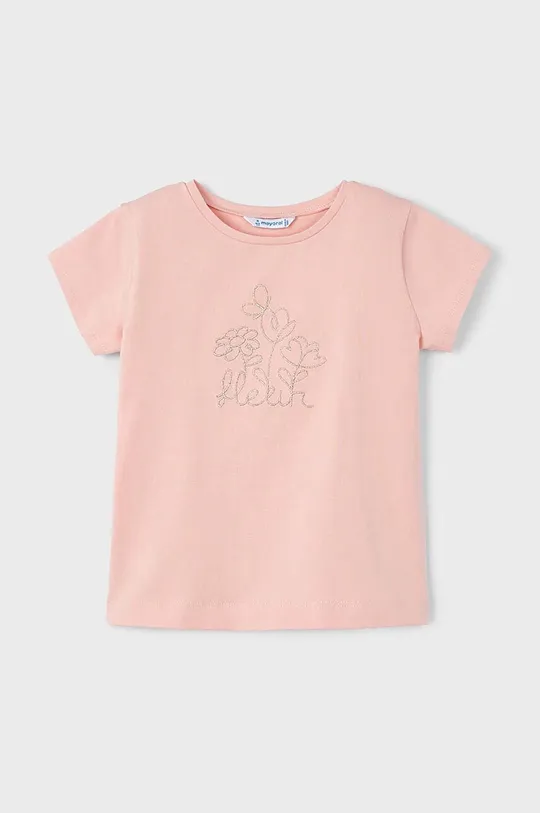 бежевий Дитяча футболка Mayoral Для дівчаток