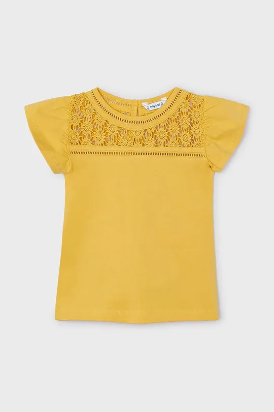 rumena Otroška kratka majica Mayoral Dekliški