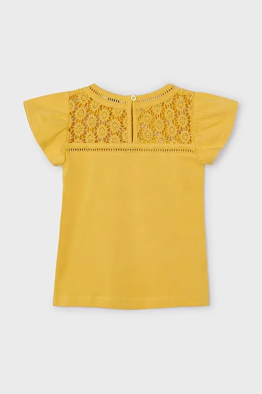 Mayoral t-shirt dziecięcy żółty