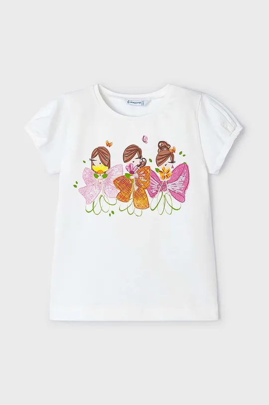 Mayoral t-shirt dziecięcy beżowy