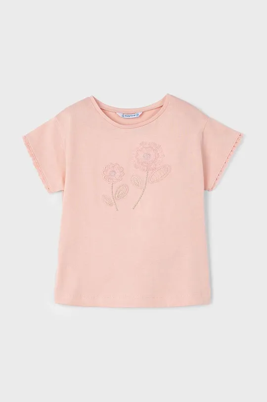beige Mayoral t-shirt in cotone per bambini Ragazze