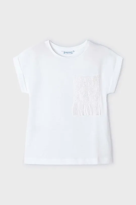Παιδικό μπλουζάκι Mayoral λευκό