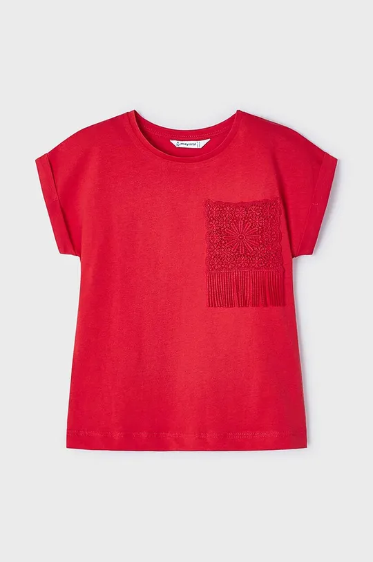 Mayoral t-shirt dziecięcy kod QR do gry fioletowy