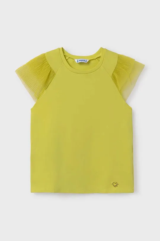 sárga Mayoral gyerek pamut póló Lány