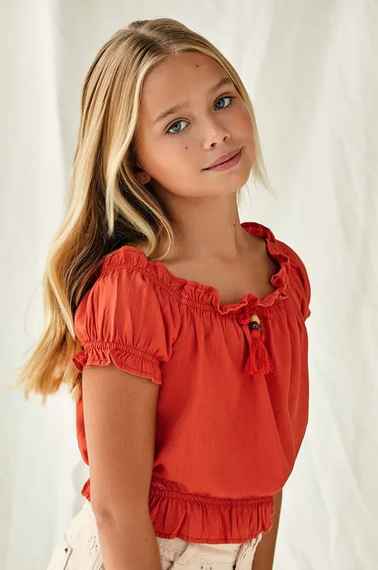 оранжевый Детская блузка Mayoral Для девочек